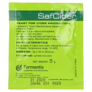 Fermentis levure sèche SafCider 5 g